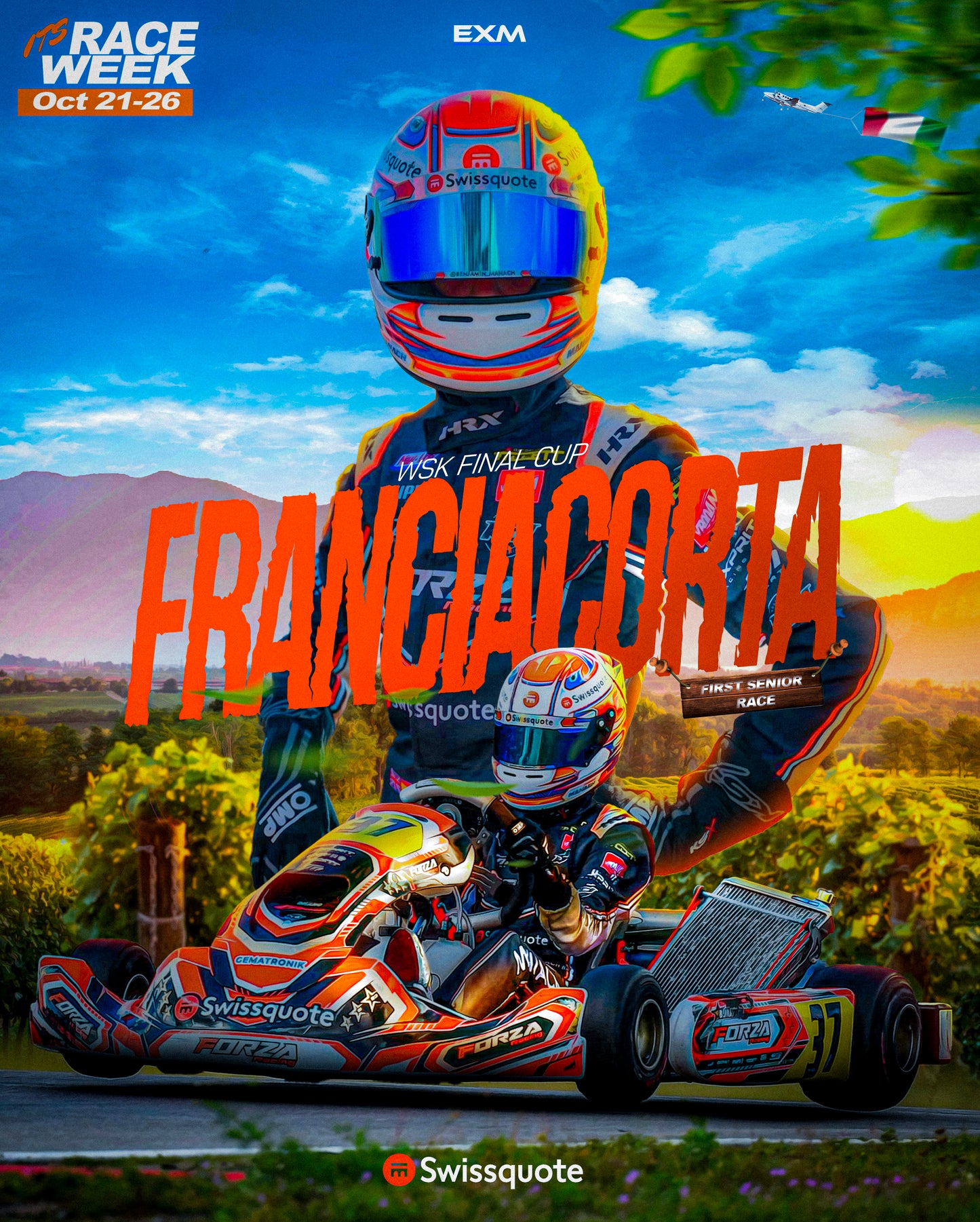 DISEÑO DE CARTEL DE CARRERAS