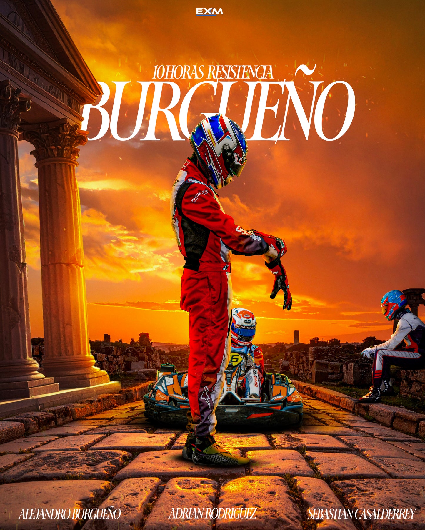 DISEÑO DE CARTEL DE CARRERAS