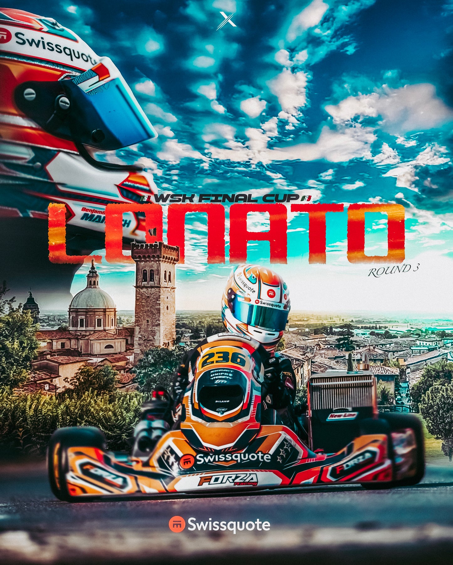 DISEÑO DE CARTEL DE CARRERAS